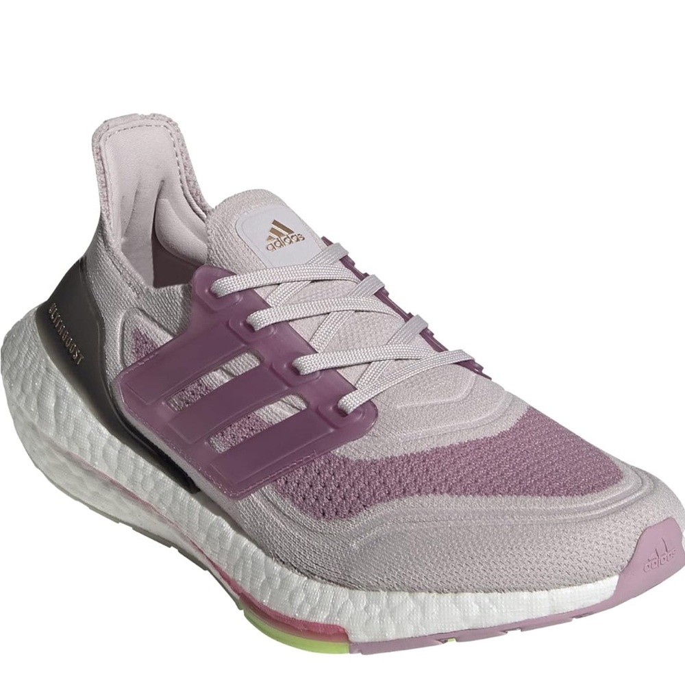 Adidas Ultraboost 21 Womens 8 Running Shoes Sneakers Ice Pink S23831